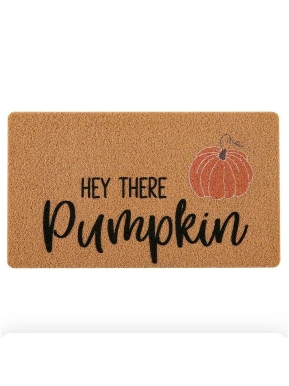 Fall Door Mat, Hey There Pumpkin Welcome Door Mats 17" x 30
